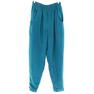Beyond Performance Silk Joggers Womens L Blue Exercise Yoga Fitness Workout Gym